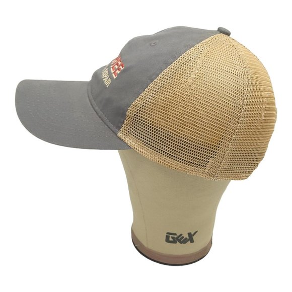 Fooshee Remodeling Repair Mesh Snapback Cap Trucker Baseball Hat Outdoor Gray - Picture 8 of 12